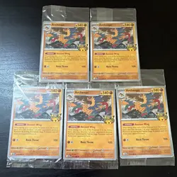 Pokemon TCG Archeops Promo Holo 051/086 English SWSH Lot of 5 Sealed 2020 - Image 4