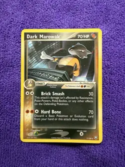 Pokemon TCG Dark Marowak 7/109 EX Team Rocket Returns Non Holo NM+ - Image 1