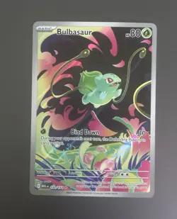 Pokemon Bulbasaur 133/132 Me01: Mega Evolution Holo Illustration Rare - Image 1