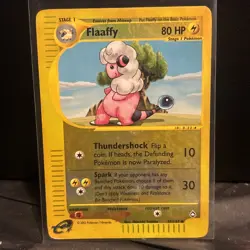 Pokemon Flaaffy 047/147 Reverse Holo Uncommon 80 HP Stage 1 Aquapolis - Image 1