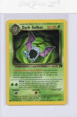 Pokemon - Dark Golbat (24) #24/82 - Team Rocket - Rare - LP - Image 1