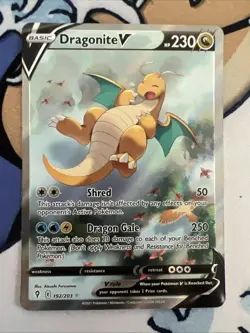Dragonite V 192/203 Pokemon Evolving Skies Alt Art Holo - Image 1