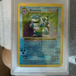 PSA 6 Blastoise 1999 Pokemon Base Set Shadowless #2/102 Holo EX-MT WOTC - Image 1