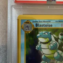 PSA 6 Blastoise 1999 Pokemon Base Set Shadowless #2/102 Holo EX-MT WOTC - Image 2
