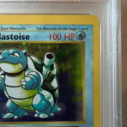 PSA 6 Blastoise 1999 Pokemon Base Set Shadowless #2/102 Holo EX-MT WOTC - Image 3
