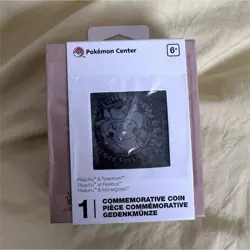 Pokemon Fossil Museum Commemorative Coin: Excavator Pikachu & Tyrantrum - Image 1