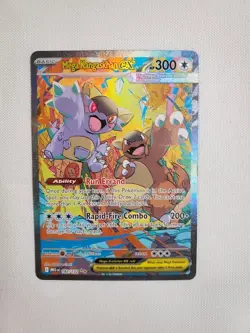 Mega Kangaskhan EX 182/132 SIR Secret Rare Pokemon TCG Card English - In Hand - Image 1