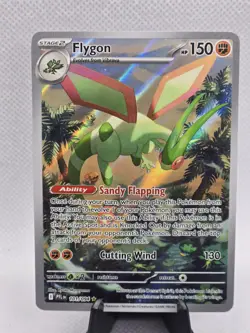 Flygon 101/094 Illustration Rare Phantasmal Flames Pokemon NM - Image 1