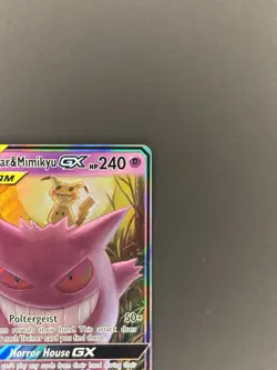 Pokemon TCG Gengar & Mimikyu GX 53/181 Team Up Ultra Rare TAG TEAM Holo 240 HP - Image 4