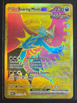 Roaring Moon ex 262/182 (Hyper Rare) Paradox Rift Near Mint - Image 1