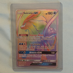 Pokemon Suicune GX 220/214 Secret Rare Full Art Holo SM-Lost Thunder 180 HP - Image 1