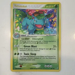Pokemon TCG Venusaur 28/100 Crystal Guardians Reverse Holo 110 HP 2006 - Image 1