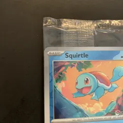 Pokemon Center Squirtle Trading Card Reverse Holofoil Sealed Promo - Image 2