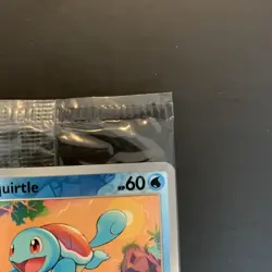 Pokemon Center Squirtle Trading Card Reverse Holofoil Sealed Promo - Image 5