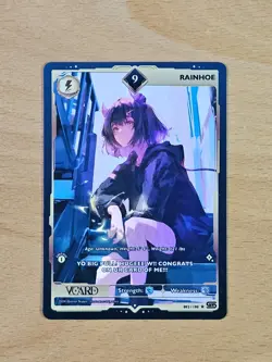 Rainhoe 9 Holo Card First (1st) Edition Rising Stars GamerSupps VCard 092/190 - Image 3