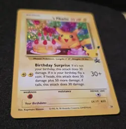 Birthday Pikachu 24 Holo Pokemon Celebrations TCG Card Promo Shiny 25th - Image 4