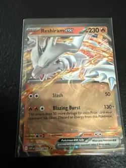 Reshiram EX 020/086 White Flare Double Rare Holo Card NM Condition - Image 1