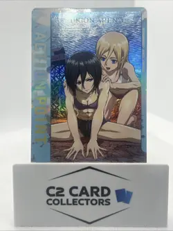 Union Arena Attack On Titan Action Point Foil Card Mikasa(ENG) UE10BT-AOT-1-AP02 - Image 1