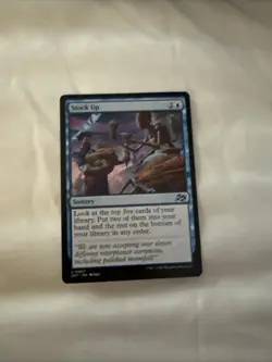 Magic the Gathering Stock Up Uncommon Card, Near Mint Condition - Image 1