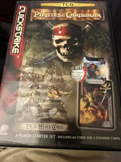 Quickstrike Pirates of Caribbean Trading Card Starter Set~ Dead Man's Chest Used - Image 1