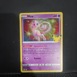 Pokemon Card Celebrations Set Mew 011/025 Holo Rare 25th Anniversary - Image 1