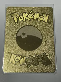 Pokemon Charmander Bulbasaur Squirtle GX Gold Foil Fan Art Collector Card Pk9 - Image 2