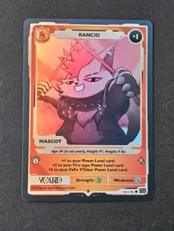 Rancid Holo Fefe Mascot Card 1st Edition Rising Stars GamerSupps VCard 143/190 - Image 1