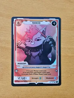 Rancid Holo Fefe Mascot Card 1st Edition Rising Stars GamerSupps VCard 143/190 - Image 2