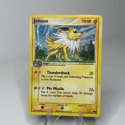 Pokemon TCG Jolteon 3/17 Rare Holo Pop Series 3 Promo Card - Image 1