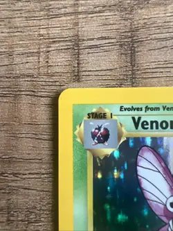 Pokemon TCG Venomoth Holo Rare Card 13/64 Jungle Set LP - Image 2