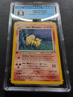 1st Edition LIGHT NINETALES 50/105 Neo Destiny Pokemon CGC 8.5 - Image 1