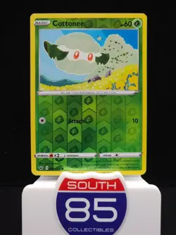Pokemon Sword & Shield Base Cottonee Reverse Holo 005/202 - Image 1