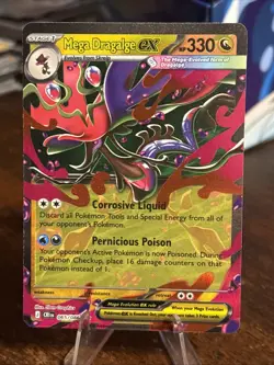 Mega Dragalge ex 065/086 Double Rare ME04: Chaos Rising Pokemon Near Mint - Image 1