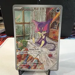 The Pokemon Company Purrloin 136/086 Sv: White Flare IR Full Art Holo Eng 2025 - Image 1