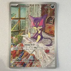 The Pokemon Company Purrloin 136/086 Sv: White Flare IR Full Art Holo Eng 2025 - Image 2