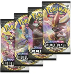 1 Random Art Pokemon Card TCG Sword & Shield Rebel Clash Booster Pack NEW Sealed - Image 1