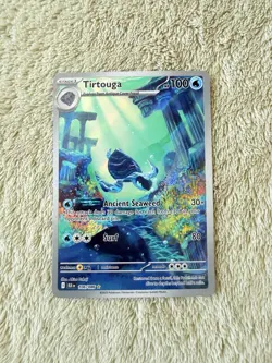 2025 Pokemon—Tirtouga #106/086 Black Bolt—Illustration Rare Holo - Image 1