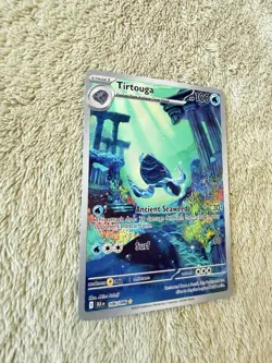 2025 Pokemon—Tirtouga #106/086 Black Bolt—Illustration Rare Holo - Image 3