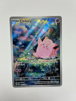 Pokemon TCG Clefairy 094/088 Illustration Rare Perfect Order NM IR Full Art - Image 1