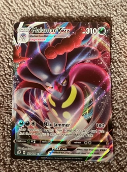 Pokemon TCG Malamar Vmax Rebel Clash 122/192 Holo Ultra Rare - Image 1