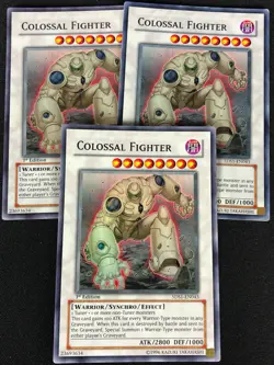 YUGIOH COLOSSAL FIGHTER 5DS1-EN043 1ST SUPER X3 (LP) - Image 1