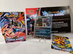 🔥Crobat *stamped* Promo Chaos Rising Pre-Release Battle Deck 40 card w/Box! 🔥 - Image 1