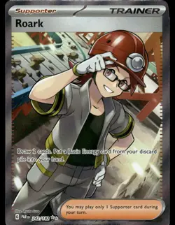 Pokemon Cards Roark 242/182 Paradox Rift Ultra Rare NM - Image 1