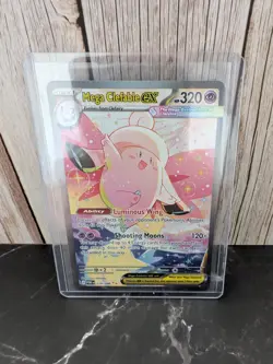 Mega Clefable Ex Pokemon Card Perfect Order Full Art Ultra Rare 119/088 - Image 1