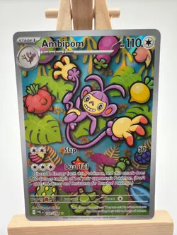Ambipom 107/094 Me02: Phantasmal Flames Illustration Rare NM/M Pokemon Card - Image 1