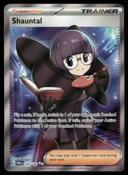 Pokemon Cards Shauntal 243/182 Paradox Rift Ultra Rare NM - Image 1
