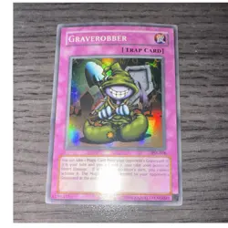 Konami Graverobber PSV-008 Pharaoh's Servant 1st Edition Super Rare Holo Card - Image 1