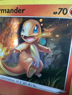Charmander SWSH092 Cosmos Holo Black Star Promo Card Sword & Shield SWIRL 🌀A - Image 2