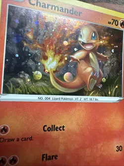 Charmander SWSH092 Cosmos Holo Black Star Promo Card Sword & Shield SWIRL 🌀A - Image 3
