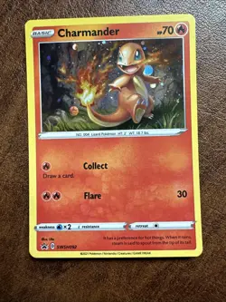 Charmander SWSH092 Cosmos Holo Black Star Promo Card Sword & Shield SWIRL 🌀A - Image 4